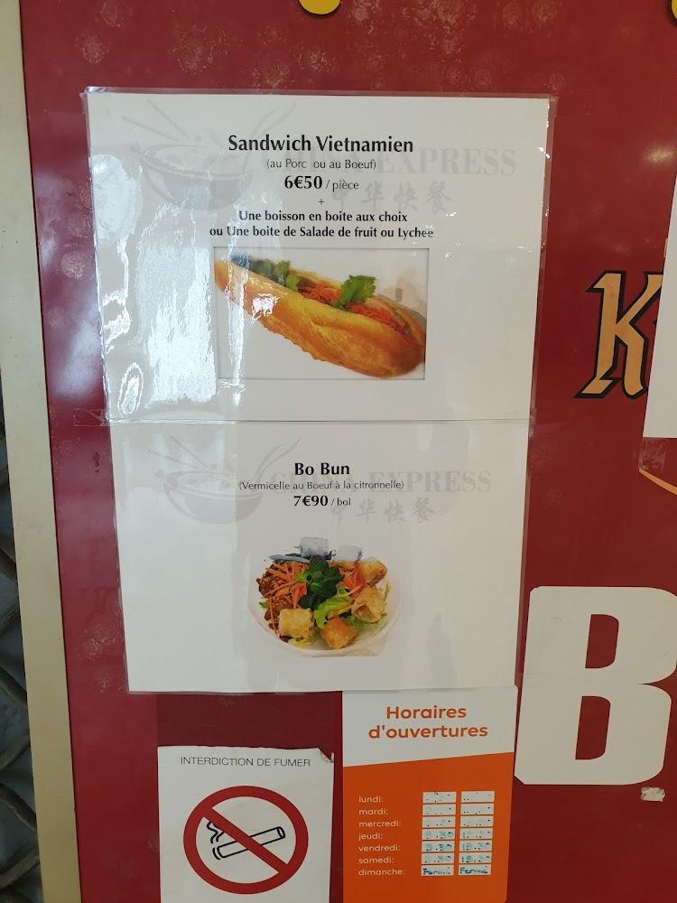 Soleil d’Asie China Express - Menu Image 1